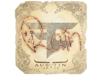 Sticker - rain | Austin 2025