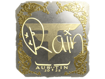 Gold Sticker - rain (Gold) | Austin 2025