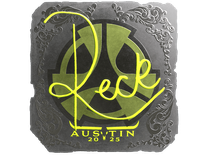 Foil Sticker - reck (Foil) | Austin 2025