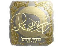 Gold Sticker - regali (Gold) | Austin 2025