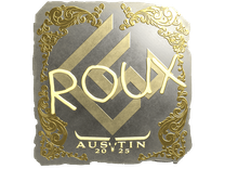 Gold Sticker - ROUX (Gold) | Austin 2025