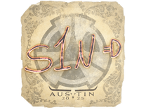 Sticker - s1n | Austin 2025