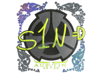 Holo Sticker - s1n (Holo) | Austin 2025