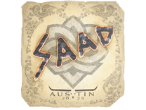 Sticker - saadzin | Austin 2025