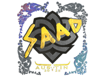 Holo Sticker - saadzin (Holo) | Austin 2025