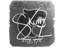 Foil Sticker - skullz (Foil) | Austin 2025