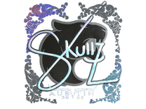 Holo Sticker - skullz (Holo) | Austin 2025