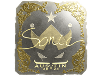 Gold Sticker - Sonic (Gold) | Austin 2025