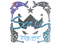 Holo Sticker - Sonic (Holo) | Austin 2025