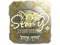 Gold Sticker - Starry (Gold) | Austin 2025