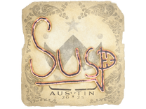 Sticker - susp | Austin 2025