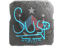 Foil Sticker - susp (Foil) | Austin 2025