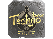 Foil Sticker - Techno4K (Foil) | Austin 2025