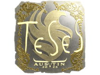 Gold Sticker - TeSeS (Gold) | Austin 2025
