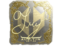 Gold Sticker - TRY (Gold) | Austin 2025