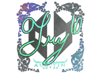 Holo Sticker - TRY (Holo) | Austin 2025