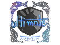 Holo Sticker - ultimate (Holo) | Austin 2025
