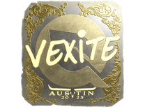 Gold Sticker - vexite (Gold) | Austin 2025