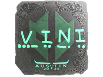 Foil Sticker - VINI (Foil) | Austin 2025