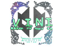 Holo Sticker - VINI (Holo) | Austin 2025