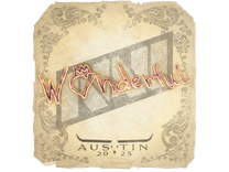 Sticker - w0nderful | Austin 2025