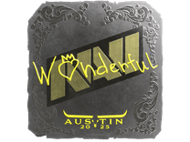 Foil Sticker - w0nderful (Foil) | Austin 2025
