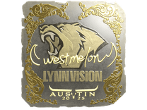 Gold Sticker - westmelon (Gold) | Austin 2025