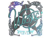 Holo Sticker - woxic (Holo) | Austin 2025