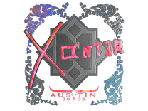 Holo Sticker - Xant3r (Holo) | Austin 2025
