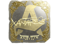 Gold Sticker - XANTARES (Gold) | Austin 2025