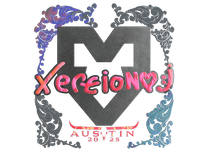Holo Sticker - xertioN (Holo) | Austin 2025