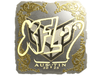 Gold Sticker - xfl0ud (Gold) | Austin 2025