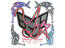 Holo Sticker - yxngstxr (Holo) | Austin 2025