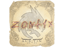 Sticker - zont1x | Austin 2025