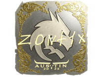 Gold Sticker - zont1x (Gold) | Austin 2025