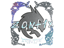 Holo Sticker - zont1x (Holo) | Austin 2025