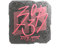 Foil Sticker - zorte (Foil) | Austin 2025