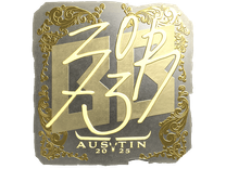 Gold Sticker - zorte (Gold) | Austin 2025