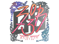 Holo Sticker - zorte (Holo) | Austin 2025