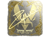 Gold Sticker - ZywOo (Gold) | Austin 2025