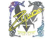 Holo Sticker - ZywOo (Holo) | Austin 2025