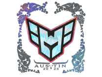 Holo Sticker - HEROIC (Holo) | Austin 2025