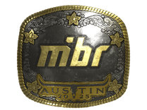 Gold Sticker - MIBR (Gold) | Austin 2025