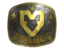 Gold Sticker - MOUZ (Gold) | Austin 2025