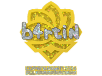 Glitter Sticker - b4rtiN (Glitter) | Copenhagen 2024