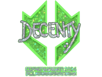 Glitter Sticker - decenty (Glitter) | Copenhagen 2024