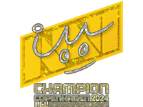 Sticker - iM (Glitter, Champion) | Copenhagen 2024