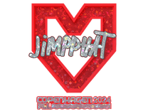 Glitter Sticker - Jimpphat (Glitter) | Copenhagen 2024