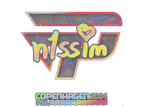 Holo Sticker - n1ssim (Holo) | Copenhagen 2024