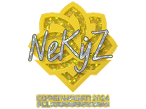 Glitter Sticker - NEKiZ (Glitter) | Copenhagen 2024